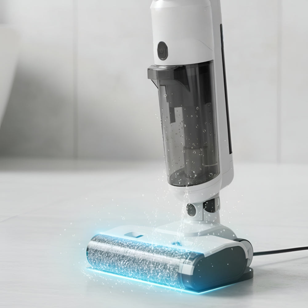 Portable Cordless Hard Floor Vacuum Mop