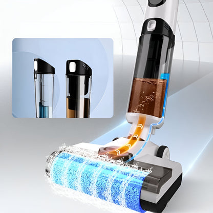 Portable Cordless Hard Floor Vacuum Mop