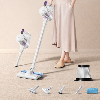 Cordless Handheld Vacuum with LED Light and Brush