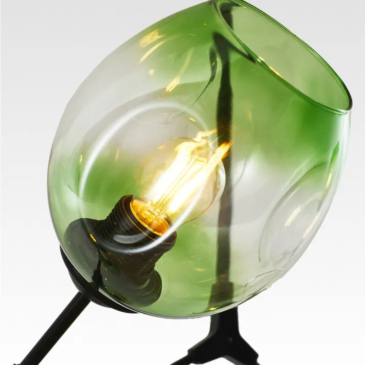 Sleek Glass Pendant Light With Modern Branching Arms