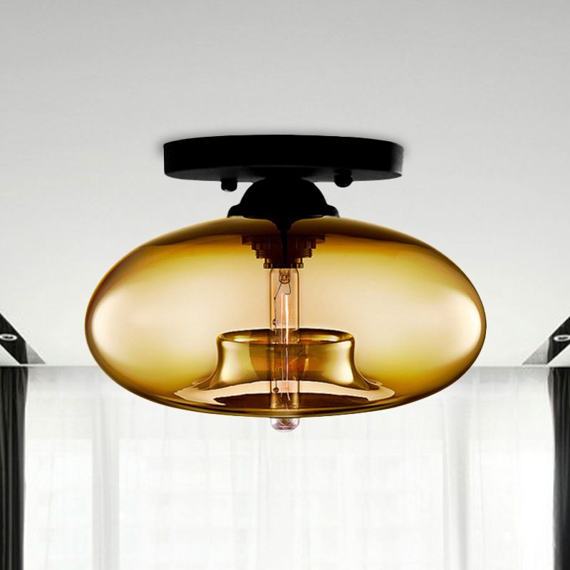 Modern Vintage Globe Ceiling Light Fixture