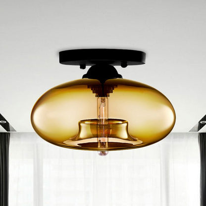 Modern Vintage Globe Ceiling Light Fixture
