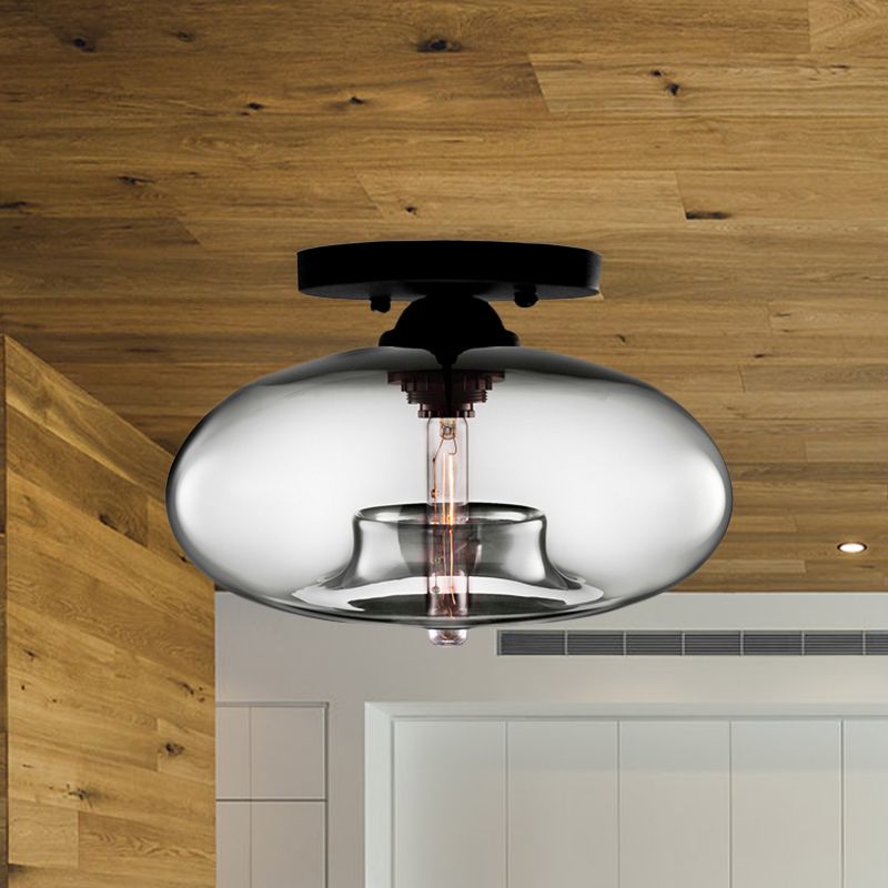Modern Vintage Globe Ceiling Light Fixture