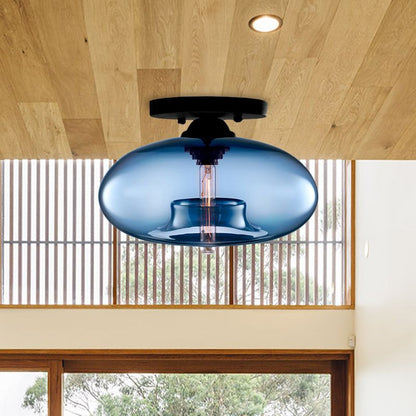 Modern Vintage Globe Ceiling Light Fixture
