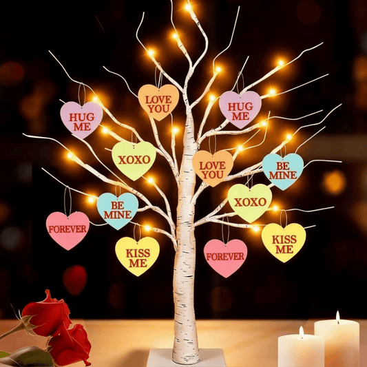 Romantic LED Heart Shaped Table Lamp - Lusomart