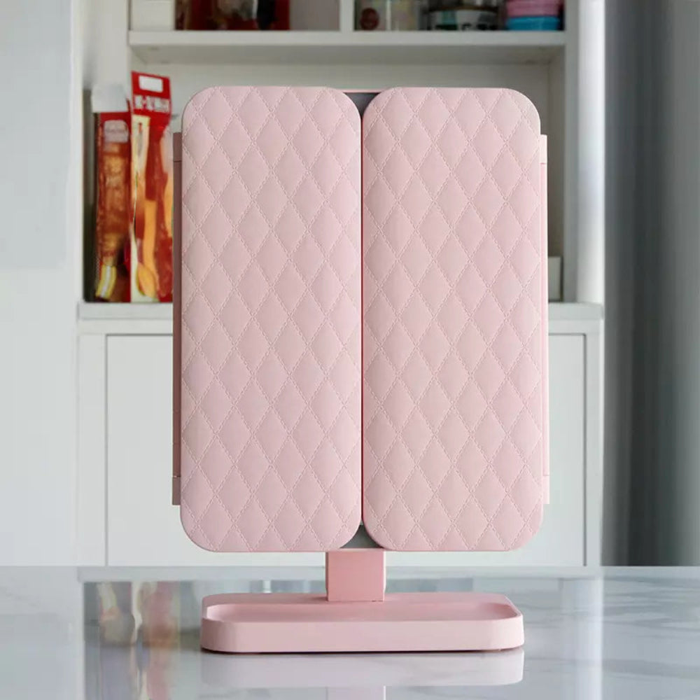 Portable LED Makeup Mirror with Adjustable Lights