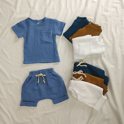 Trendy 2-Piece Boys Outfit Set - Lusomart