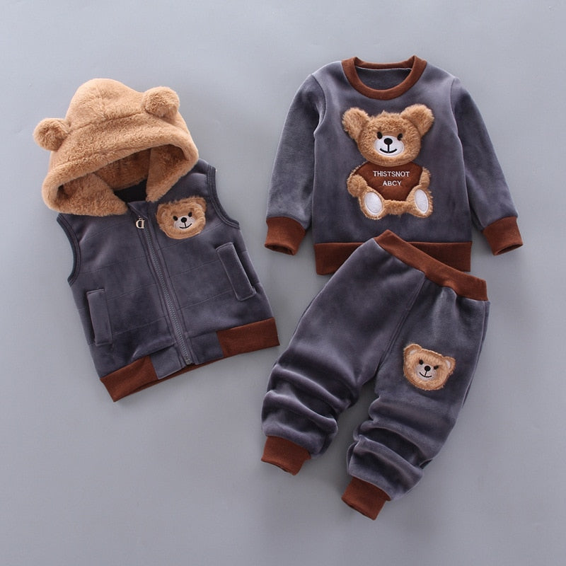 Warm Kids Winter Snow Suit Set - Lusomart