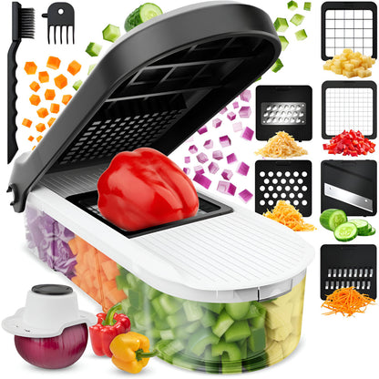 Easy Kitchen Veggie Chopper Cutting Tool Set