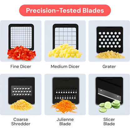 Easy Kitchen Veggie Chopper Cutting Tool Set