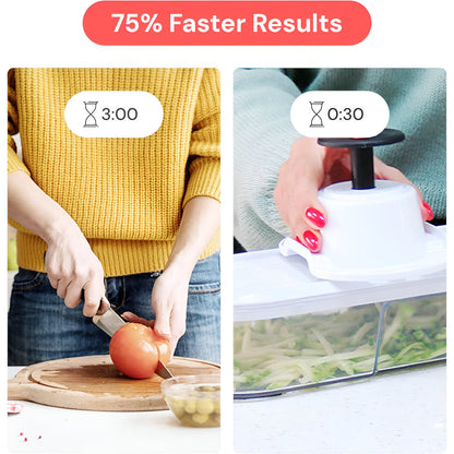Easy Kitchen Veggie Chopper Cutting Tool Set