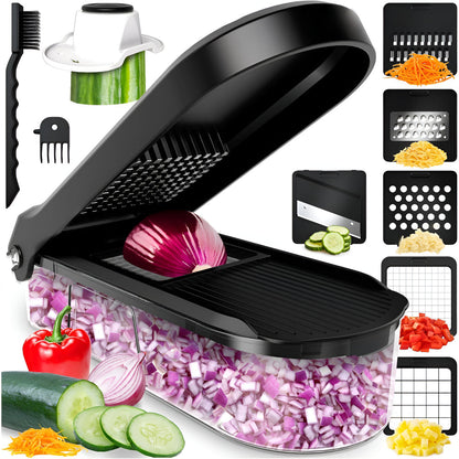 Easy Kitchen Veggie Chopper Cutting Tool Set