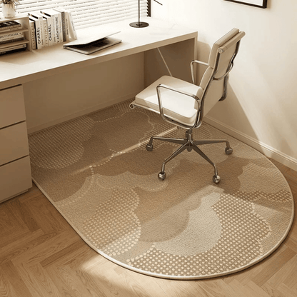 VelourGuard | Stylish Durable Office Chair Mat for Floor Protection 5