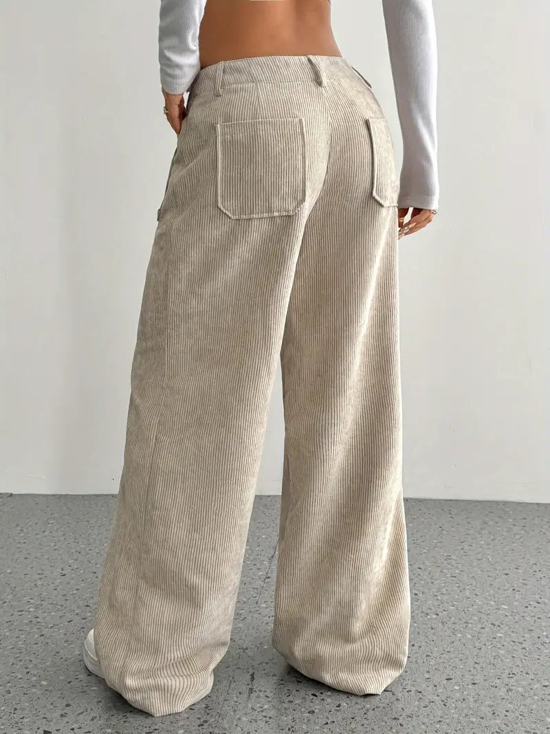 VelvetEase | Chic Comfortable High-Waisted Wide Leg Trousers 3