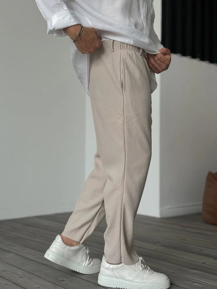 VelvetEase | Comfortable Stylish Loose Fit Corduroy Trousers for Men 4