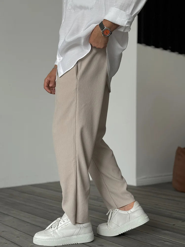 VelvetEase | Comfortable Stylish Loose Fit Corduroy Trousers for Men 5