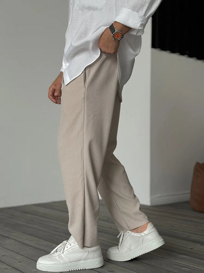 VelvetEase | Comfortable Stylish Loose Fit Corduroy Trousers for Men 5