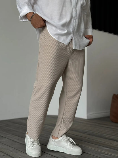 VelvetEase | Comfortable Stylish Loose Fit Corduroy Trousers for Men 6