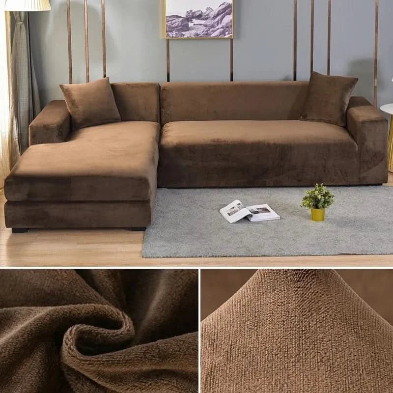 VelvetGuard | Elegant Soft Stretch Sofa Cover for Luxurious Living Rooms 11