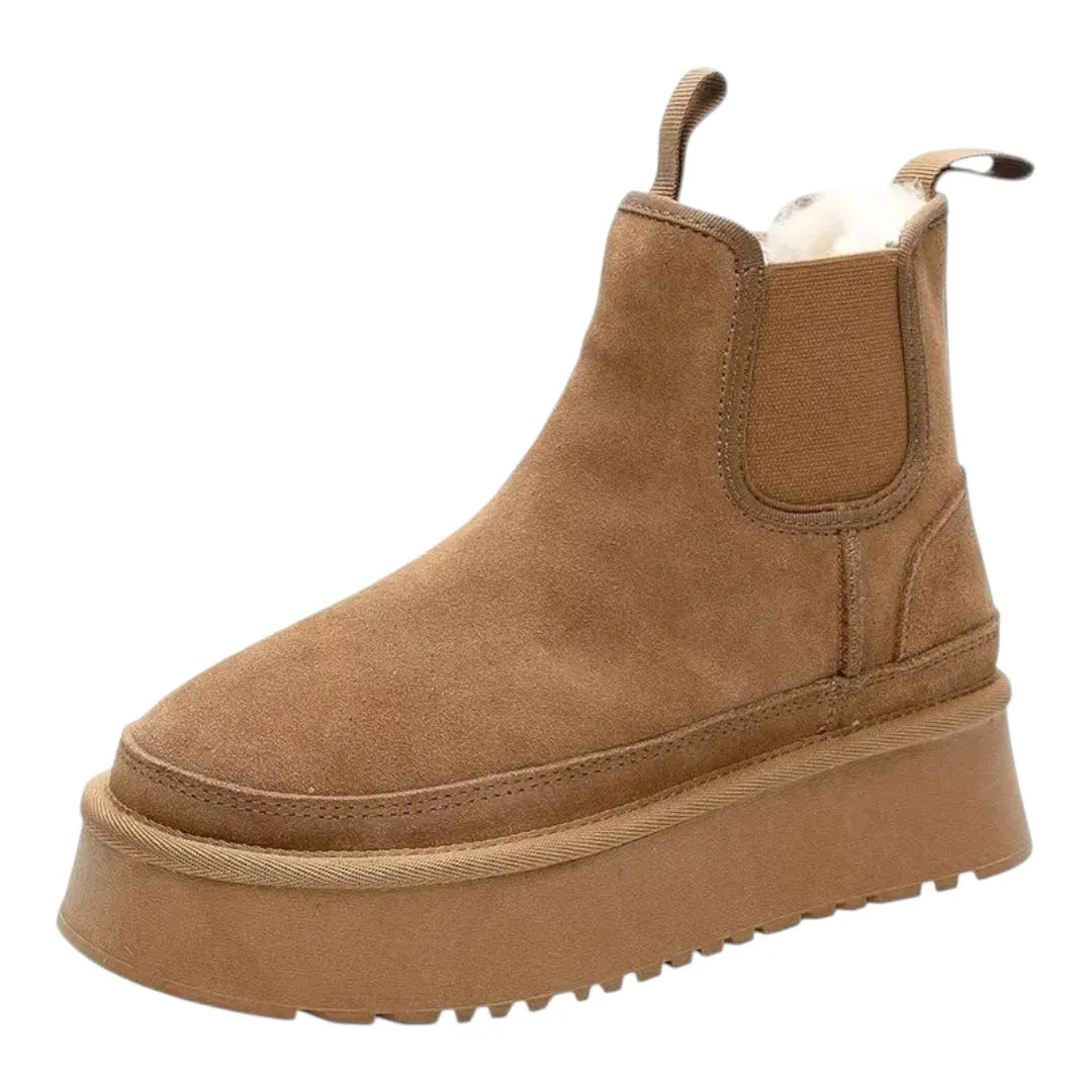 VelvetStep | Cozy Chic Suede Black Ankle Boots for Women 8