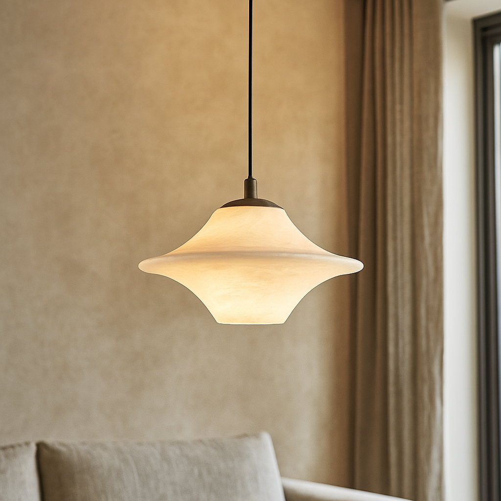 Elegant Marble Drop Pendant Light - Lusomart
