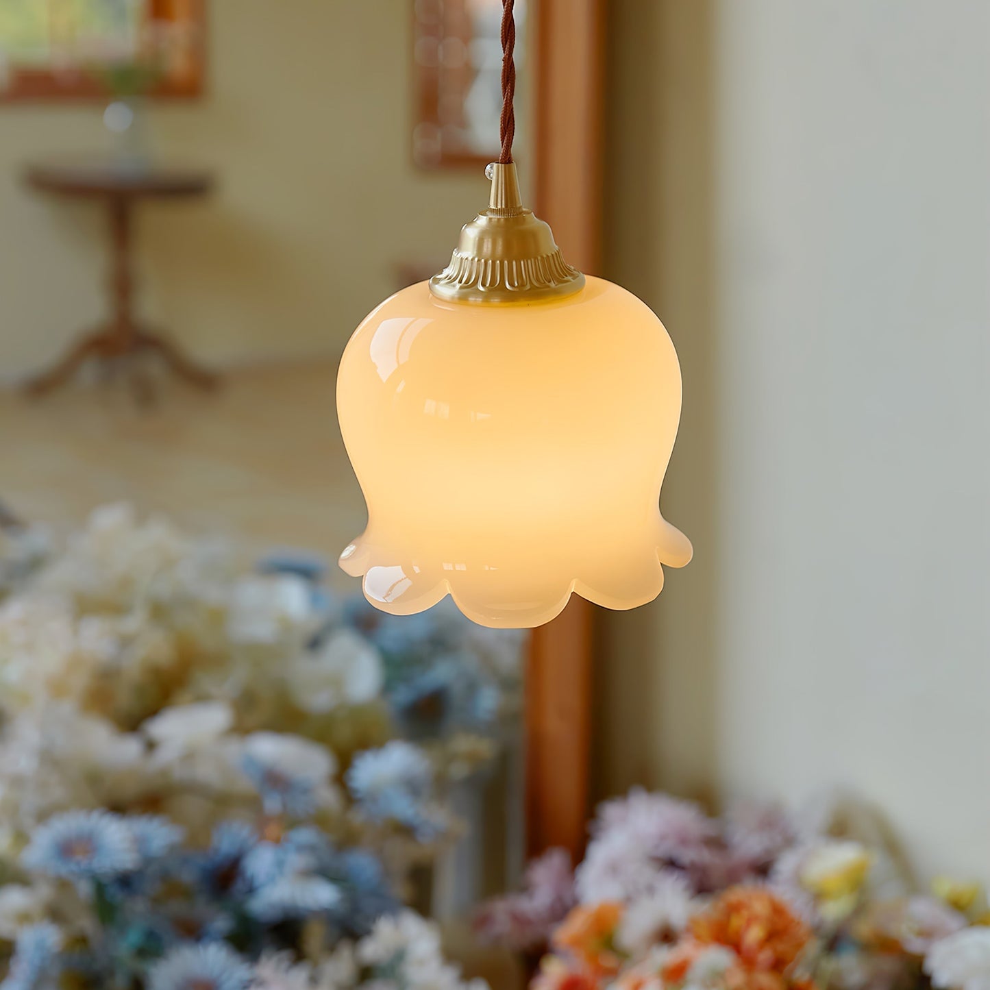 Classic Glass Drop Pendant Lamp