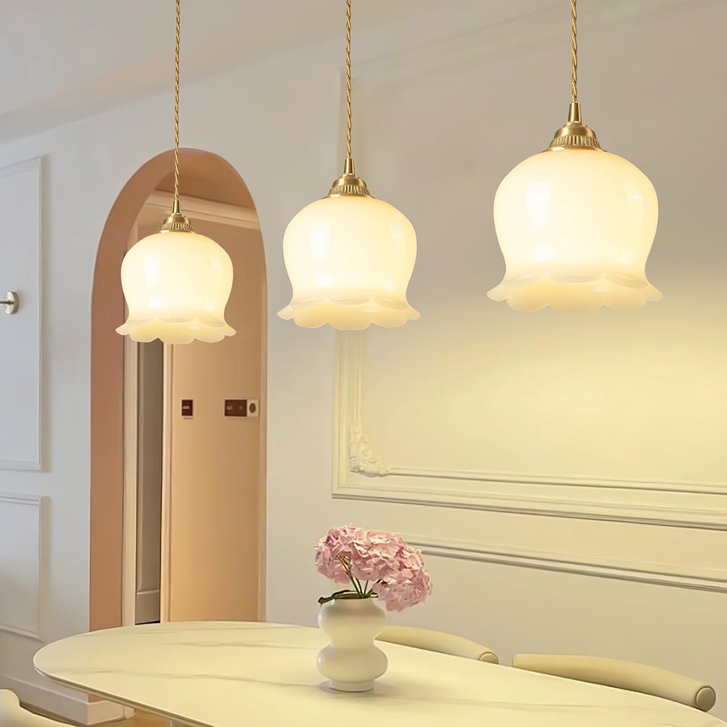 Classic Glass Drop Pendant Lamp