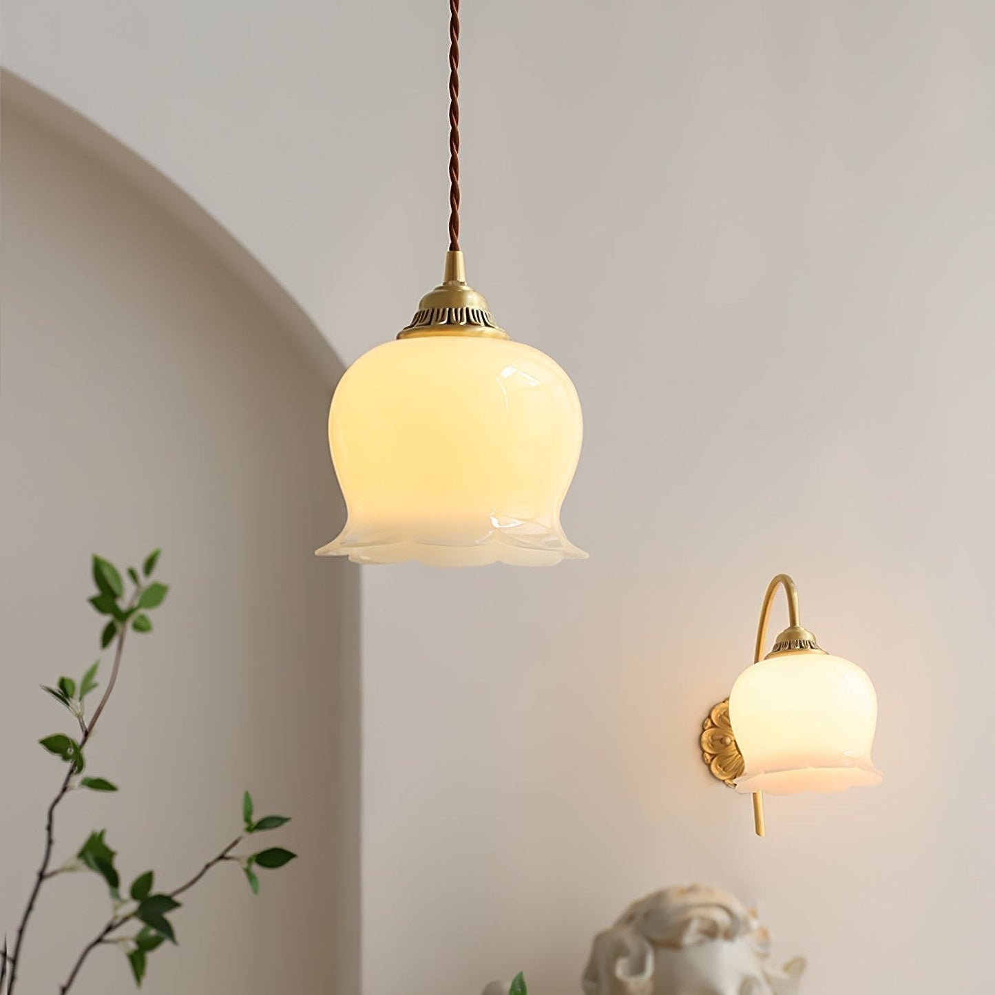Classic Glass Drop Pendant Lamp