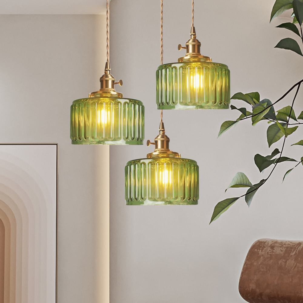 Classic Round Glass Drop Light