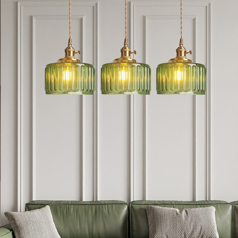 Classic Round Glass Drop Light