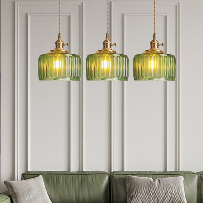 Classic Round Glass Drop Light