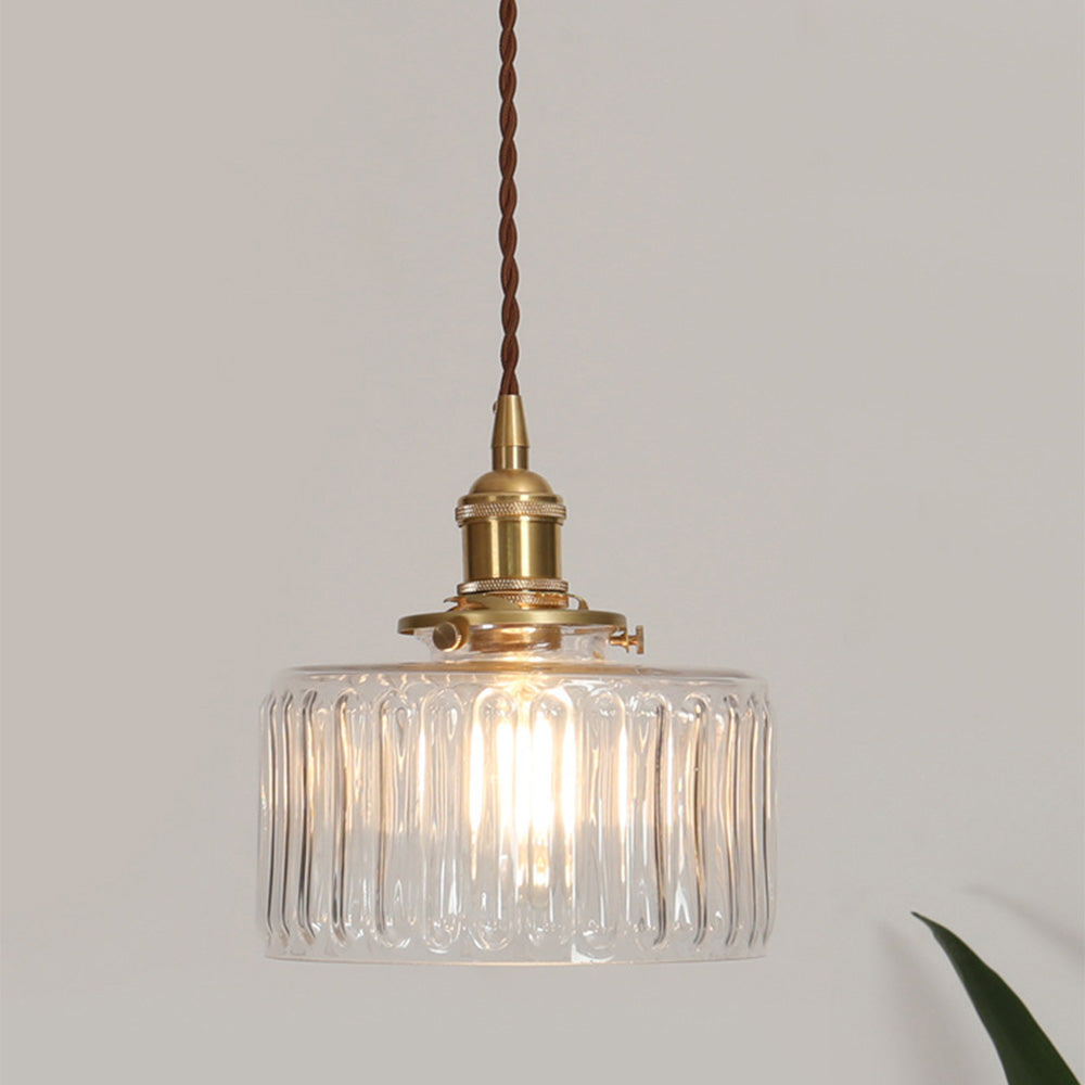 Classic Round Glass Drop Light