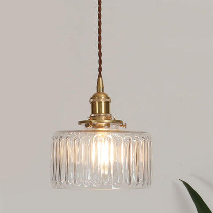 Classic Round Glass Drop Light