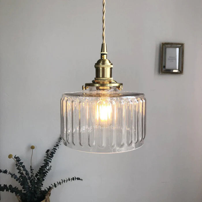 Classic Round Glass Drop Light
