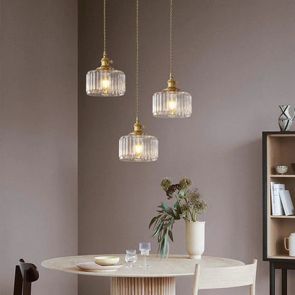 Classic Round Glass Drop Light