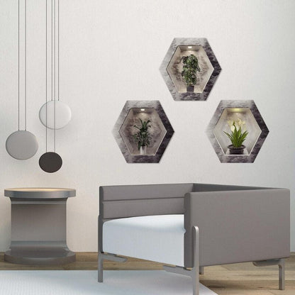 VerdantArt | Charming Modern PVC Wall Decorative Plant Stickers 3