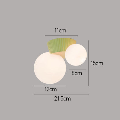 VerdantGlow | Playful Modern Flush Mount Ceiling Light Fixture 7