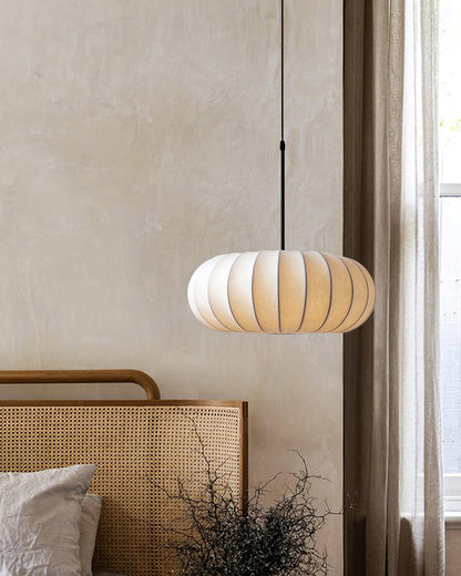 Simple Earthy Wood Pendant Light