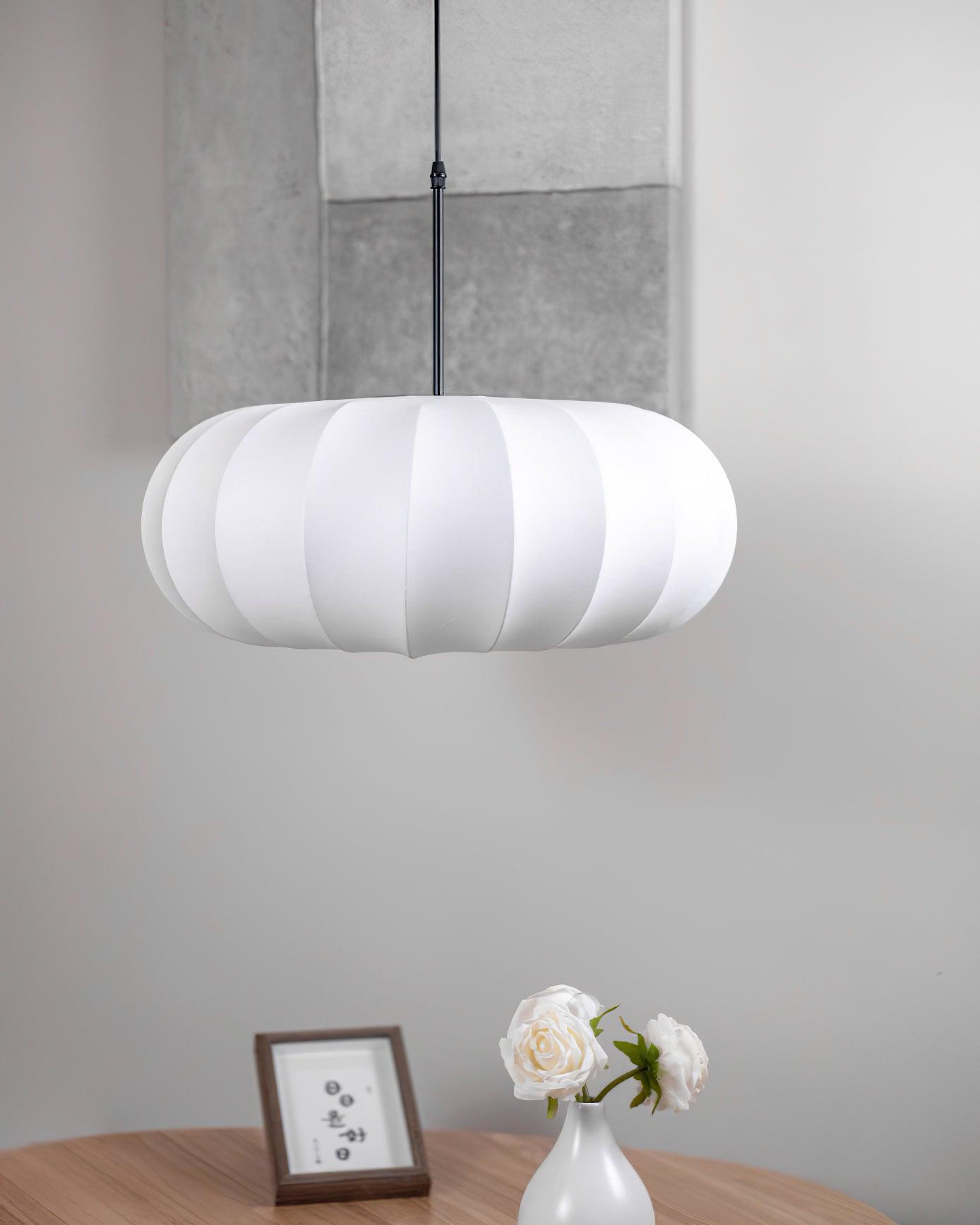 Simple Earthy Wood Pendant Light