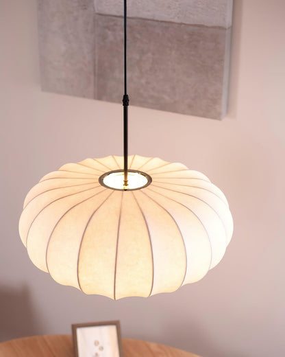 Simple Earthy Wood Pendant Light