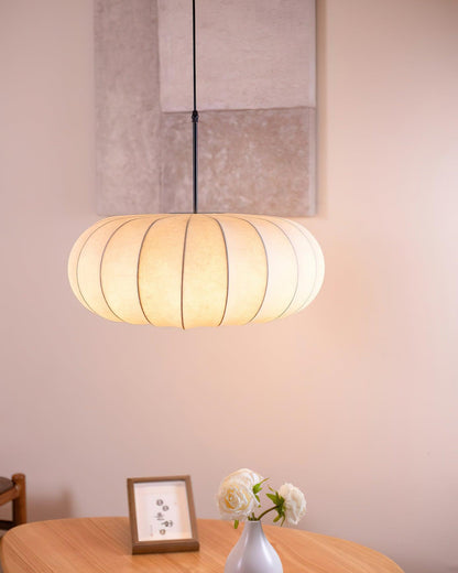 Simple Earthy Wood Pendant Light