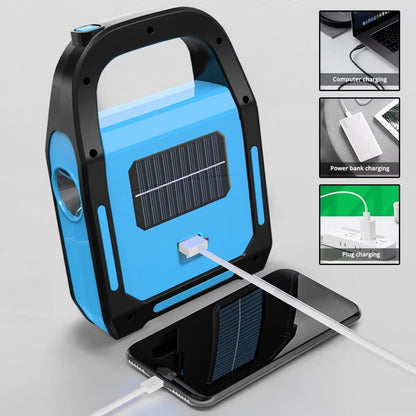 Portable 3-in-1 LED Rechargeable Camp Lantern - Lusomart