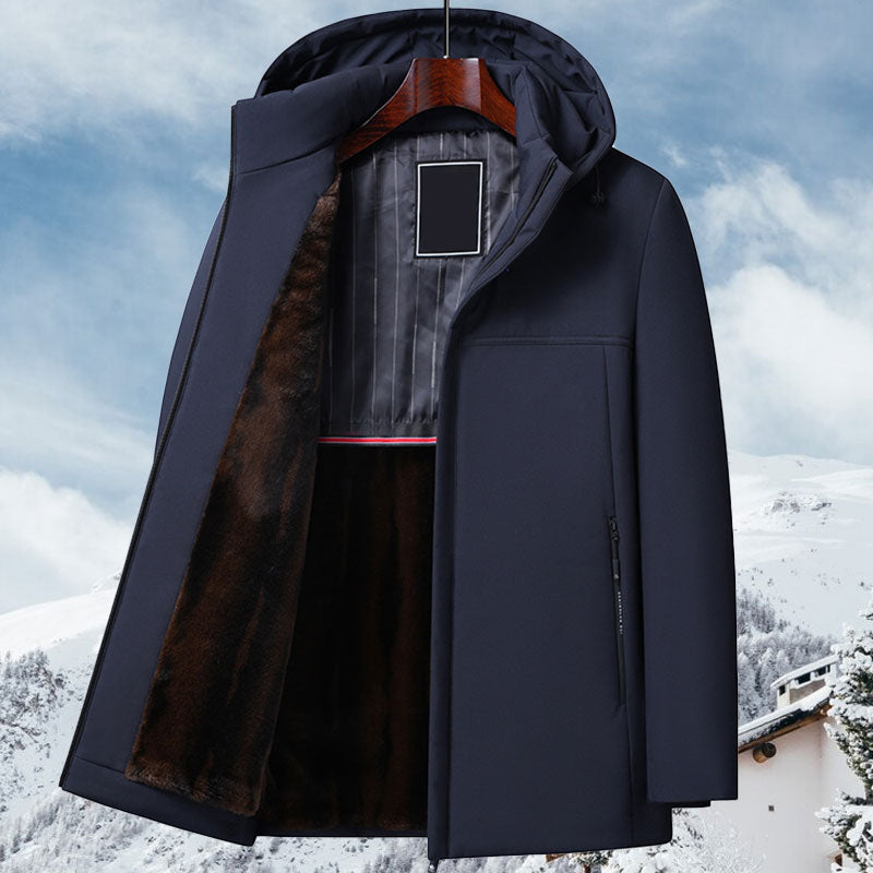 Warm Waterproof Hooded Winter Jacket - Lusomart