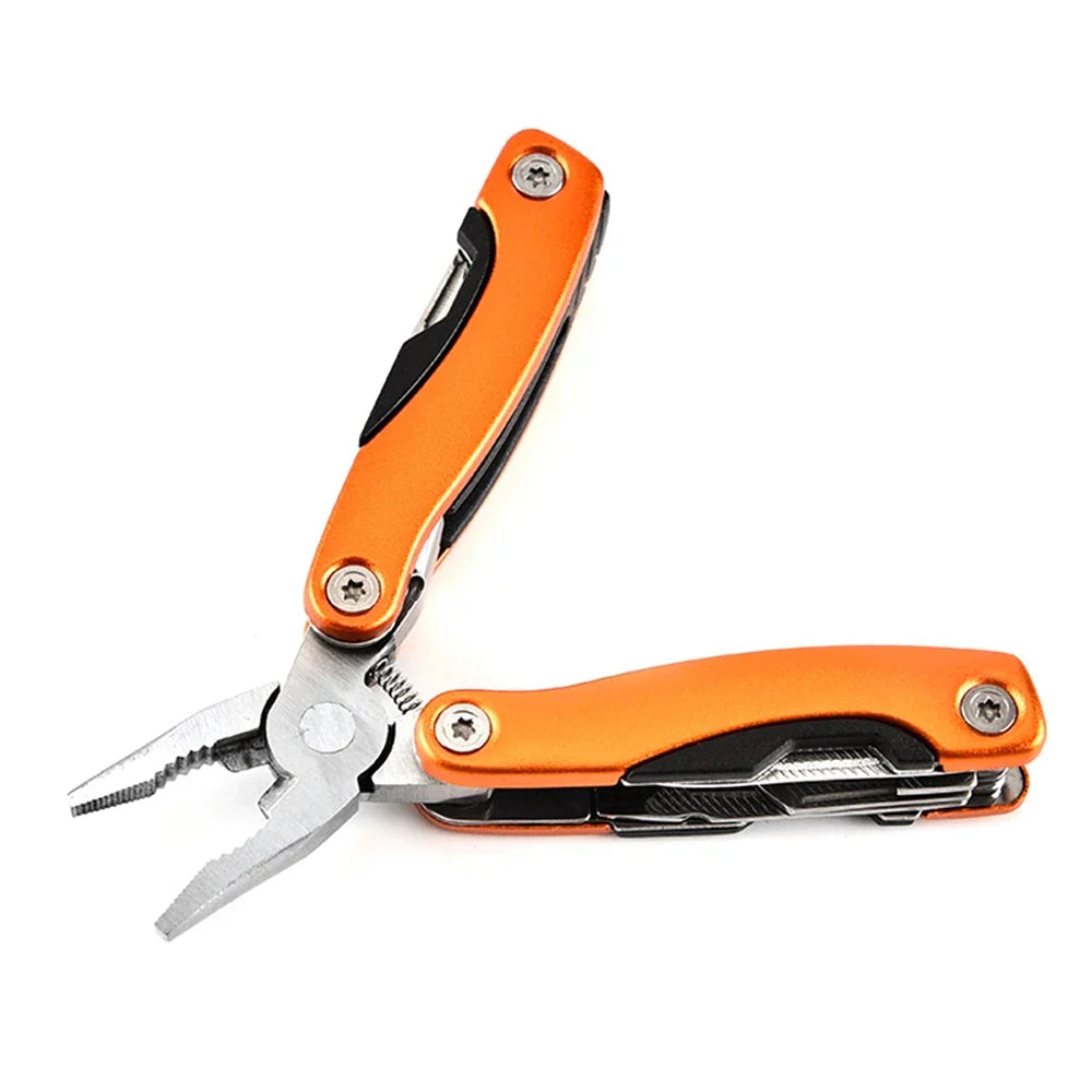 Versatile Stainless Steel Multifunctional Pliers with Ergonomic Design – Compact Tool for Outdoor Adventures 8