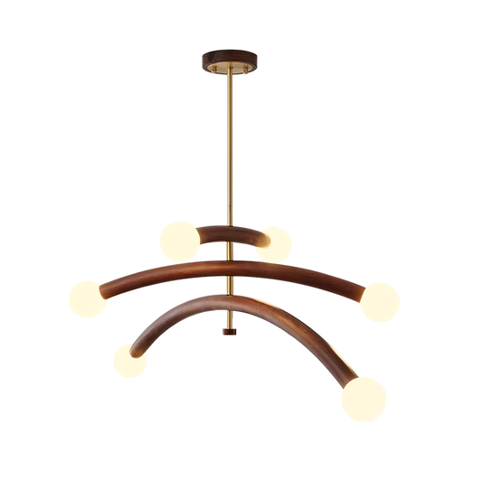 Stunning Glass Pendant Light Fixture - Lusomart