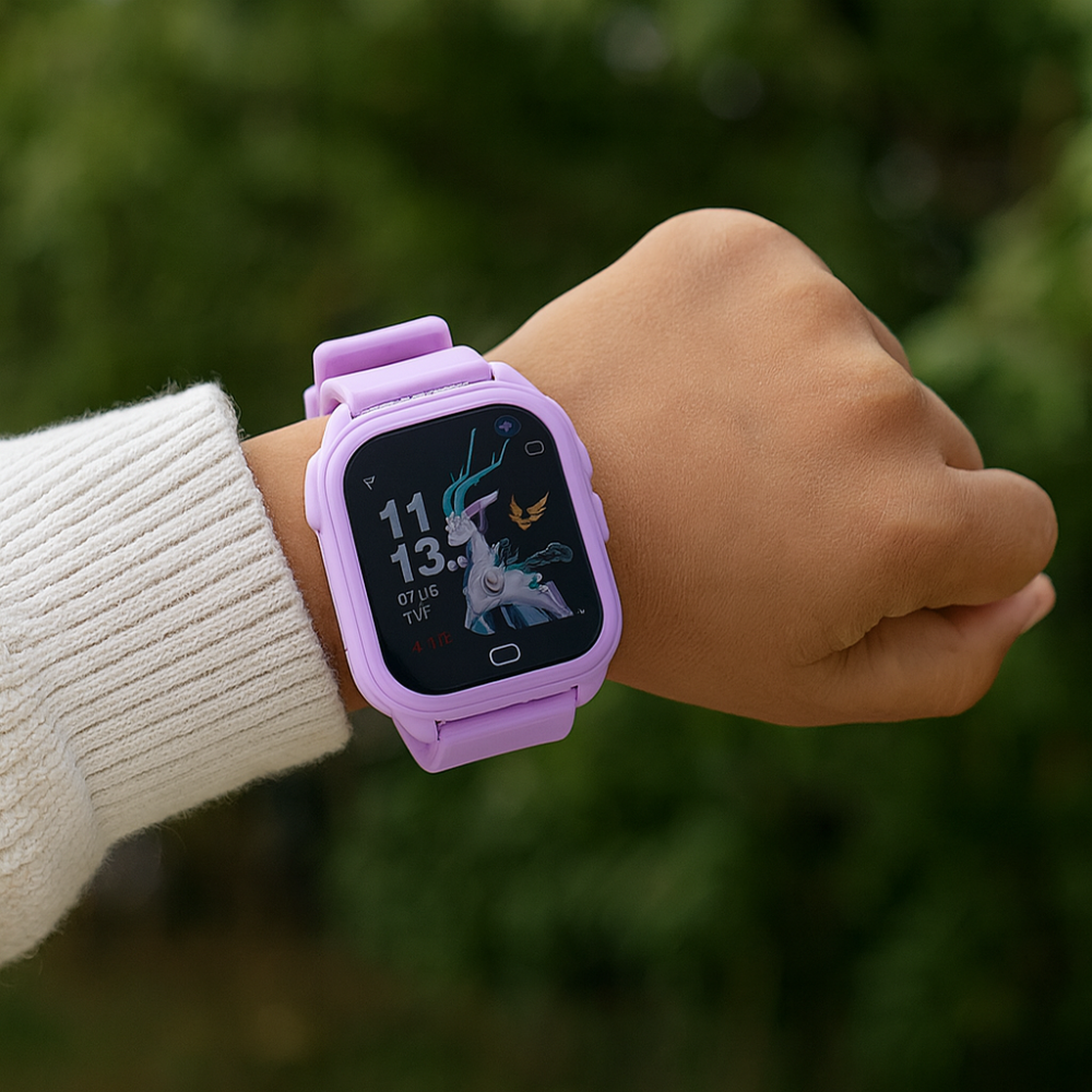 VibrantTech | Kids Fitness Tracker Watch – Fun Interactive Design with Touch Screen 9