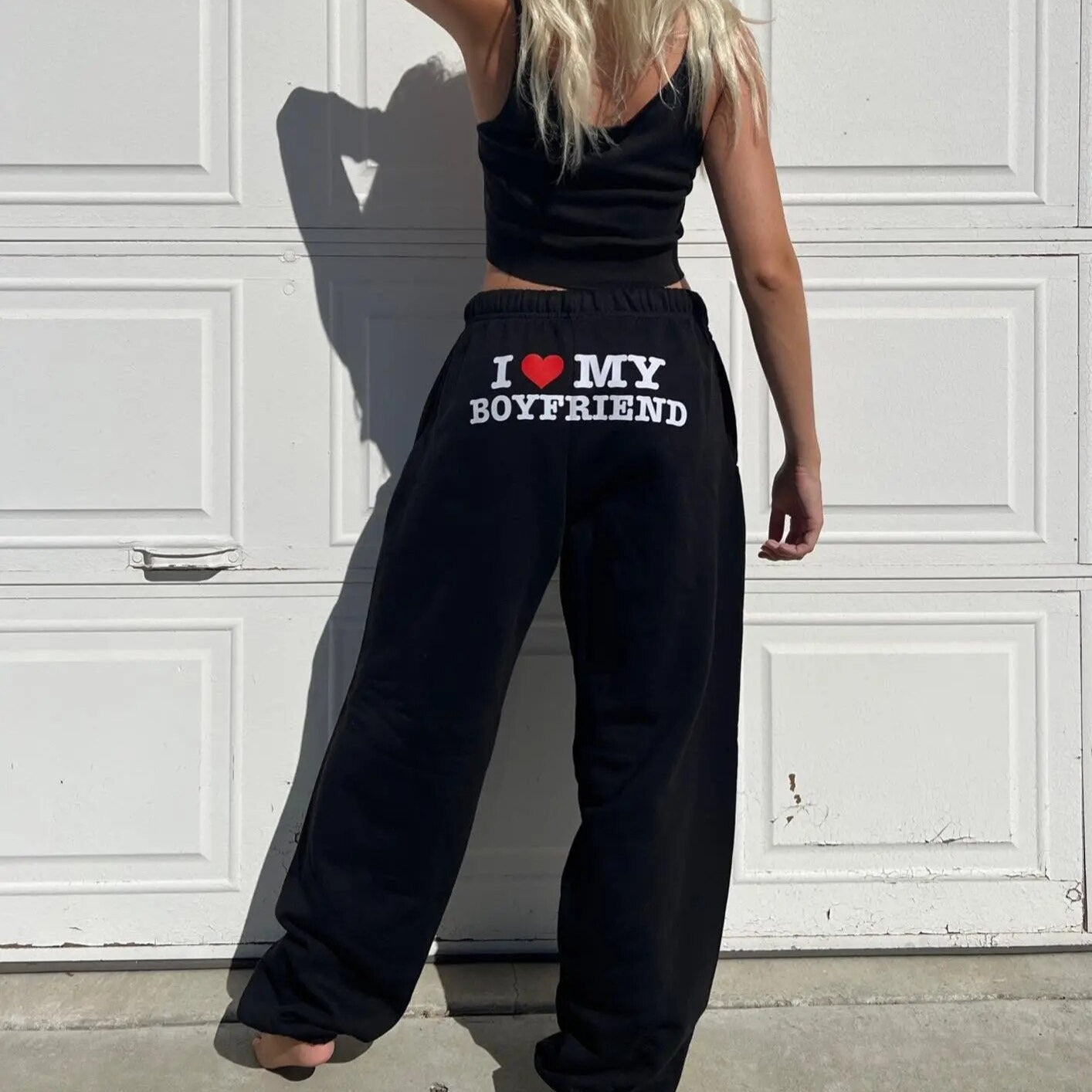 VibrantWave | Chic High Waist Women's Printed Jogging Pants 1