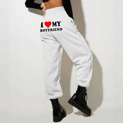 VibrantWave | Chic High Waist Women's Printed Jogging Pants 3