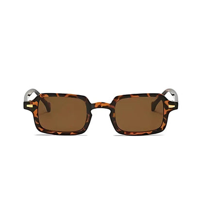 Trendy Men's Polarized Shades With Tinted Lenses