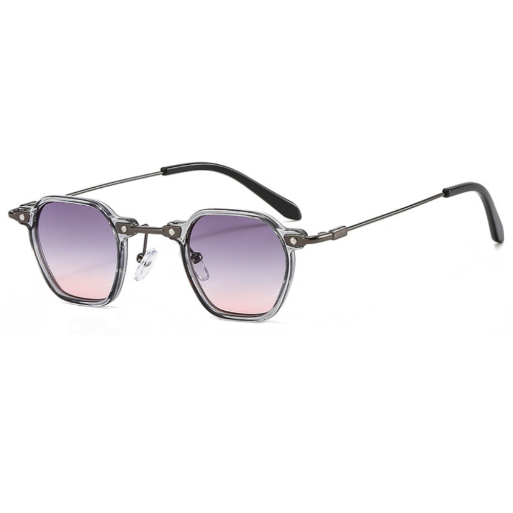 Trendy Men's Tinted Sunglasses UV Protection